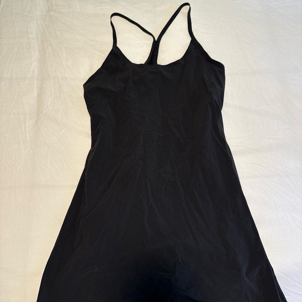 Outdoor Voices Black Spaghetti Strap Top